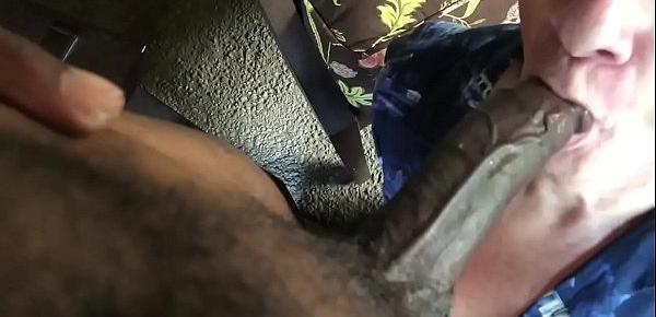  A superior Black Man pisses in the face and mouth of an obvious inferior white man who sucks the Alpha Black Man’s cock and gets a special reward at the end